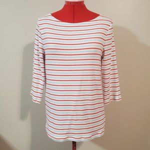 "Gap" Red & Blue Striped Knit Top - Size L